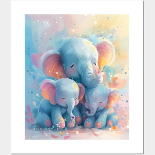 Elephant Behavioral Studies Posters and Art